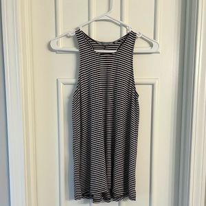 Athleta Women’s Pink Maroon Striped Racerback Tank Top